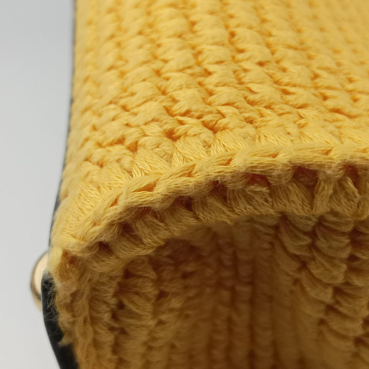 SUNSHINE Yellow Crochet×leather 8BH386 8BH386 AFP2 12085-218サンシャイン ミディアム イエロー クロッシェ×レザー 8BH386 8BH386 AFP2 12085-218