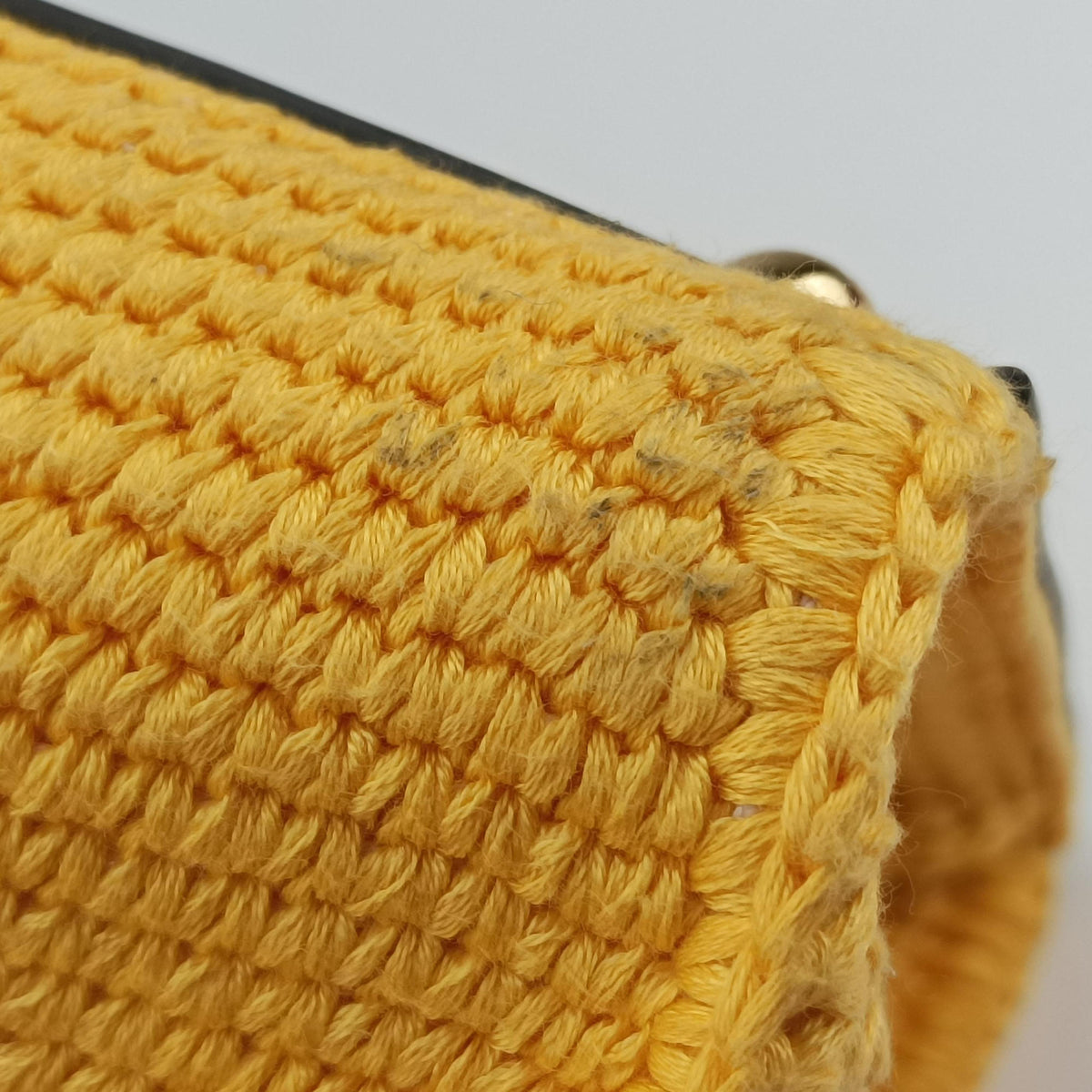 SUNSHINE Yellow Crochet×leather 8BH386 8BH386 AFP2 12085-218サンシャイン ミディアム イエロー クロッシェ×レザー 8BH386 8BH386 AFP2 12085-218