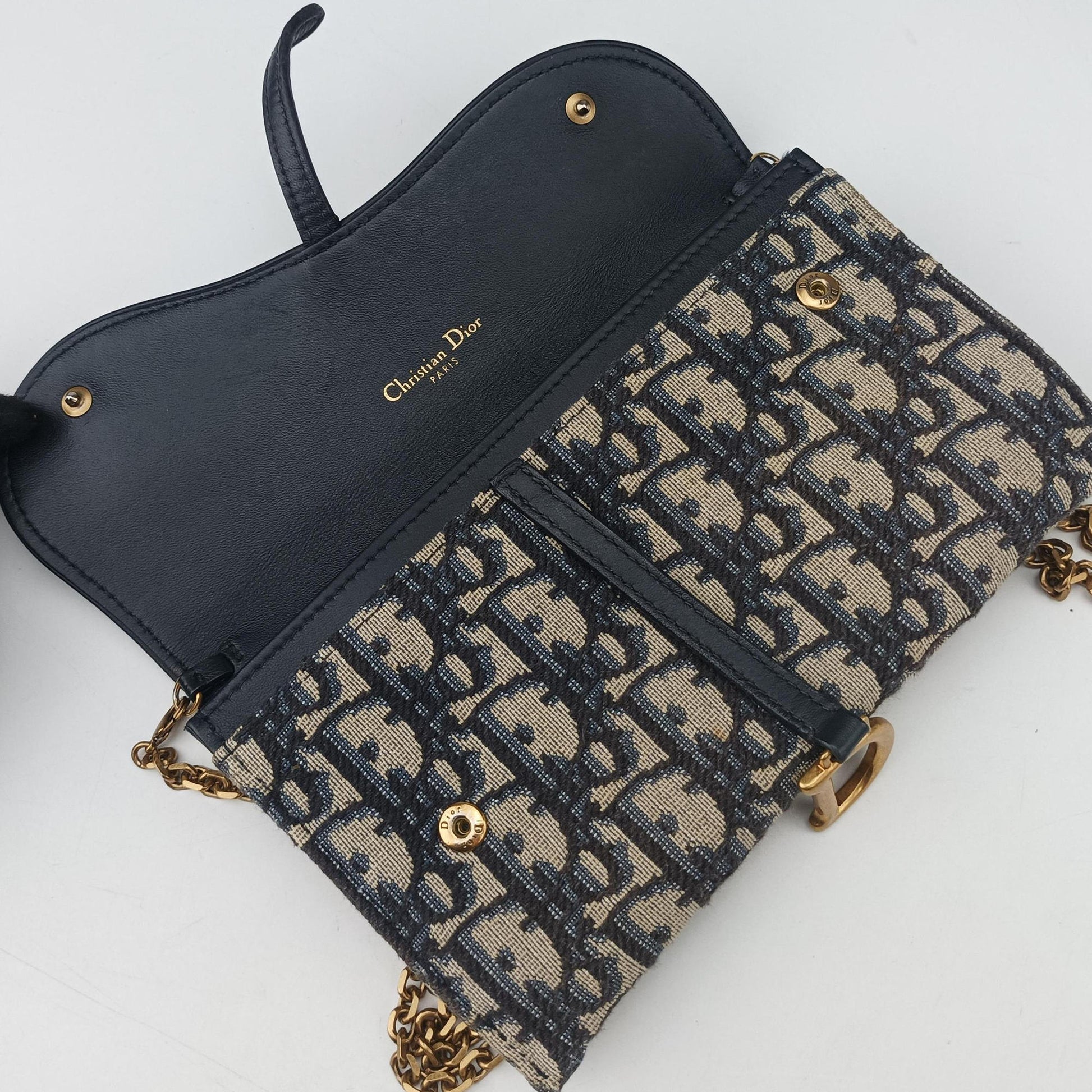 Saddle Navy×Gray jacquard×Leather 47-MA-0212サドル ネイビー×グレー ジャガード×レザー 47-MA-0212