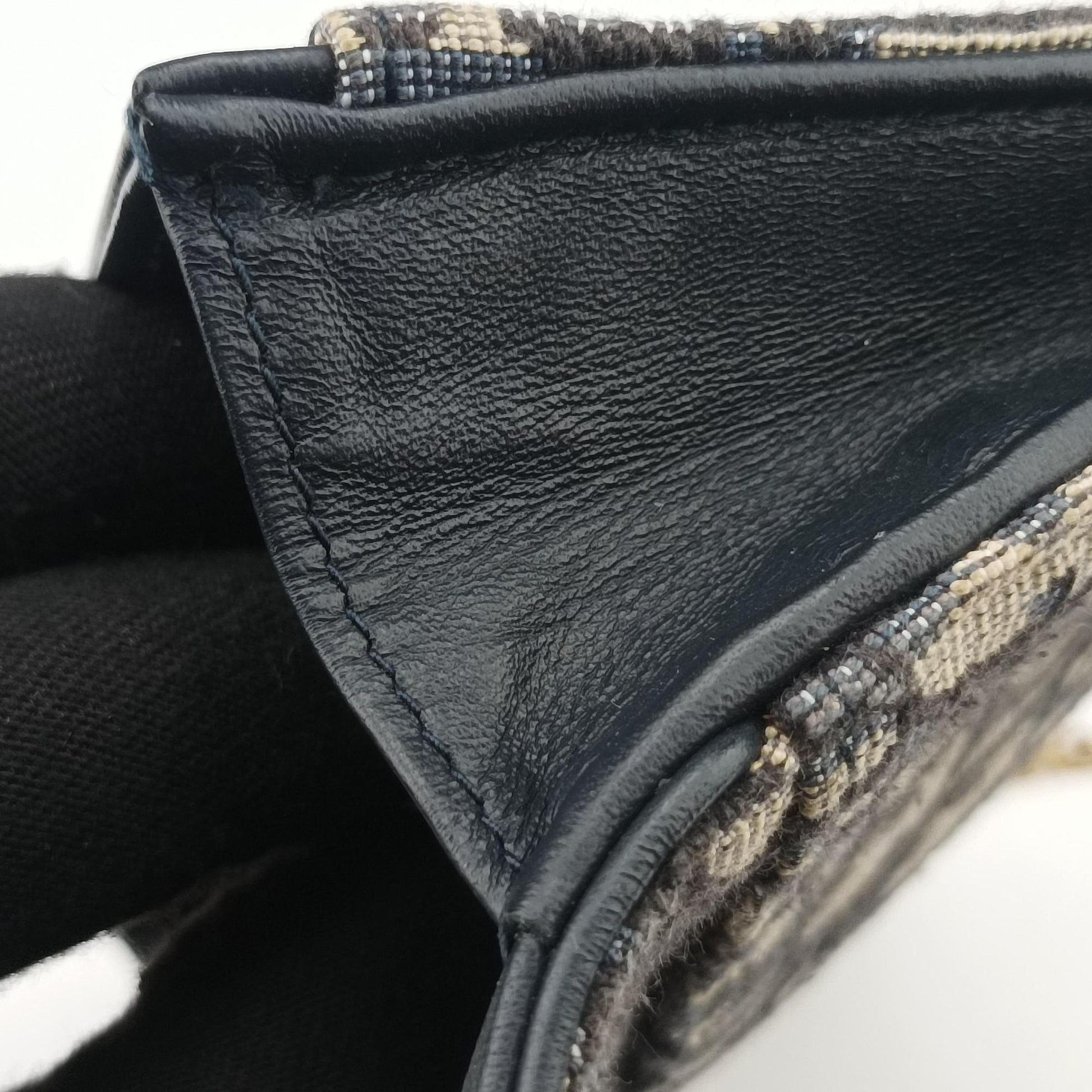 Saddle Navy×Gray jacquard×Leather 47-MA-0212サドル ネイビー×グレー ジャガード×レザー 47-MA-0212