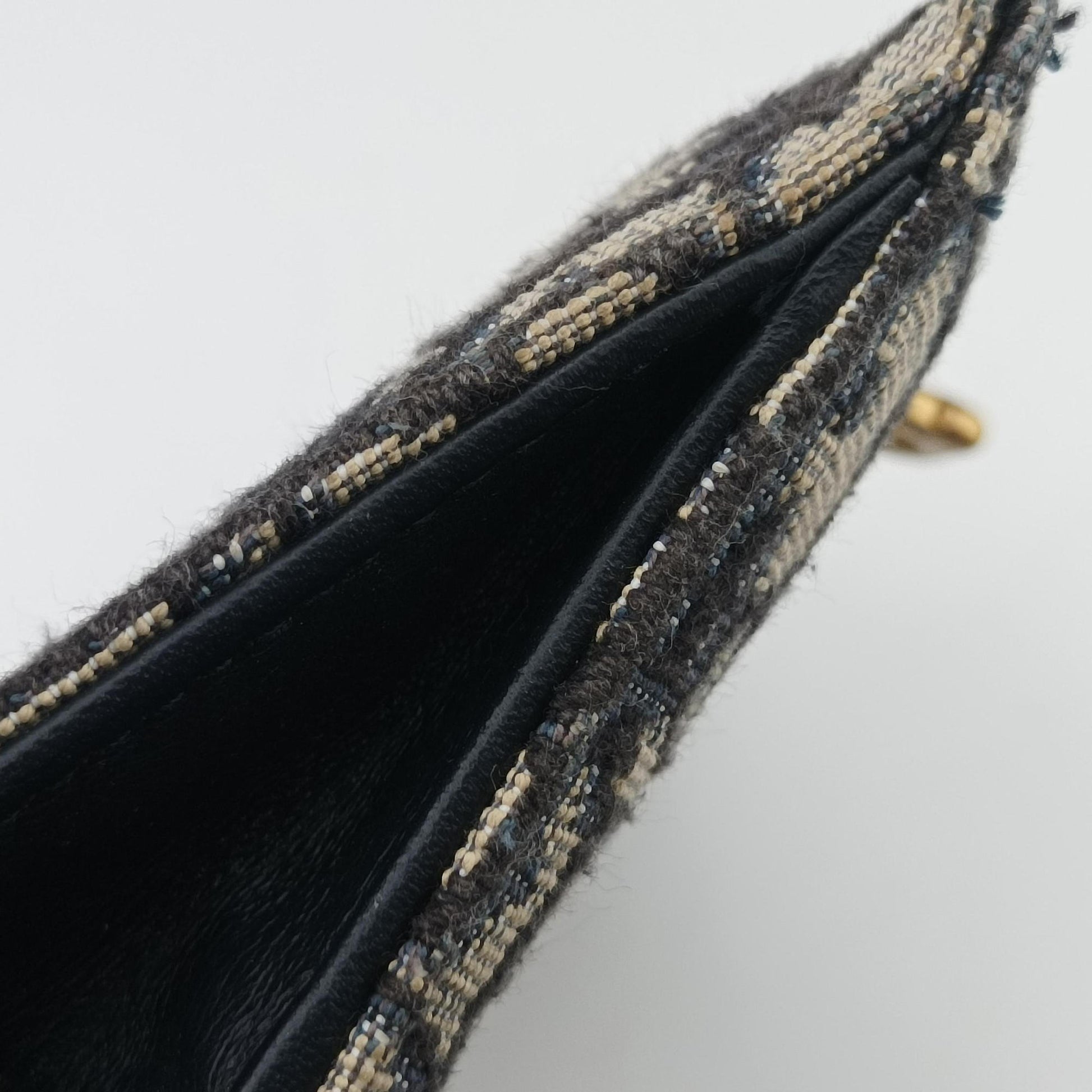 Saddle Navy×Gray jacquard×Leather 47-MA-0212サドル ネイビー×グレー ジャガード×レザー 47-MA-0212