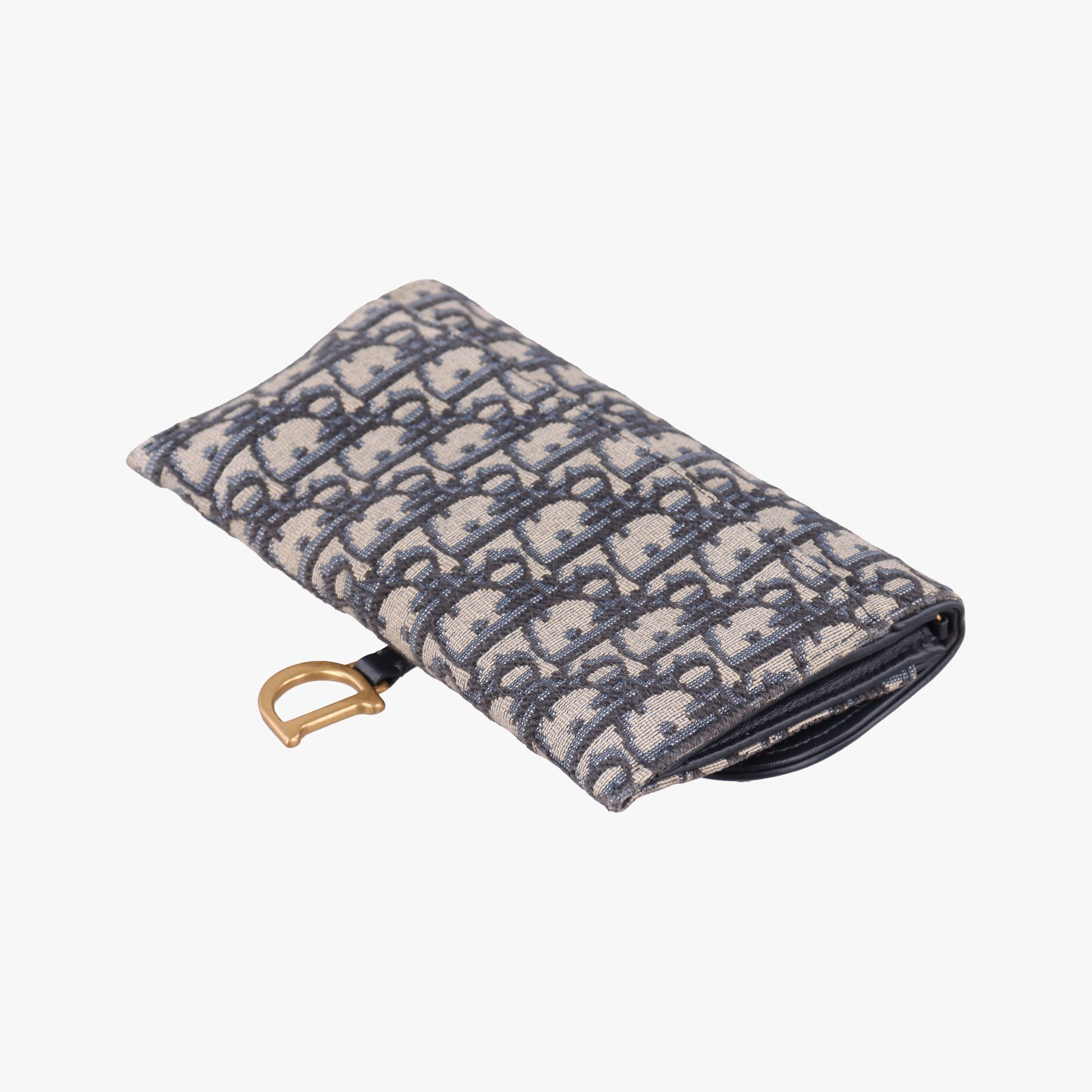 Saddle Navy×Gray jacquard×Leather 47-MA-0212サドル ネイビー×グレー ジャガード×レザー 47-MA-0212