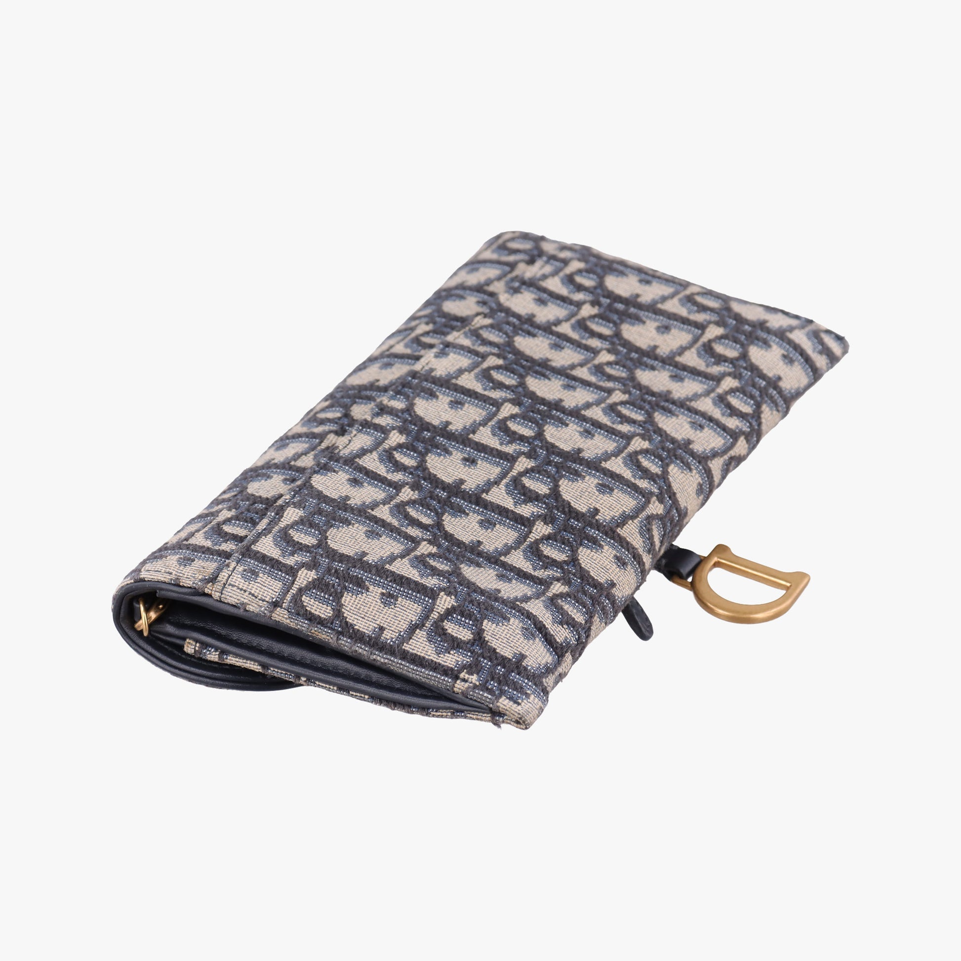 Saddle Navy×Gray jacquard×Leather 47-MA-0212サドル ネイビー×グレー ジャガード×レザー 47-MA-0212