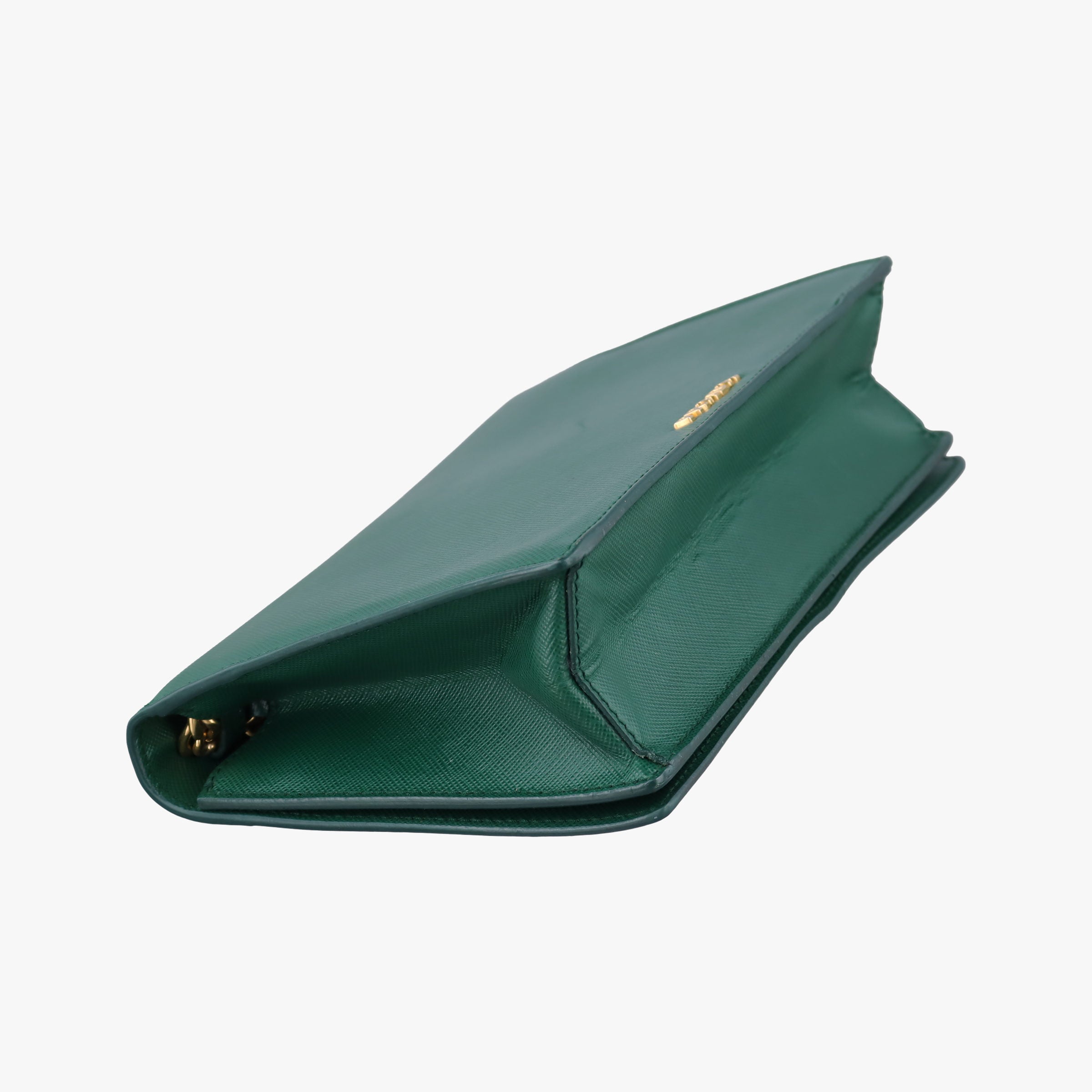 Corole Chain Green Saffiano Leather 25コロール チェーン グリーン サフィアーノレザー 25