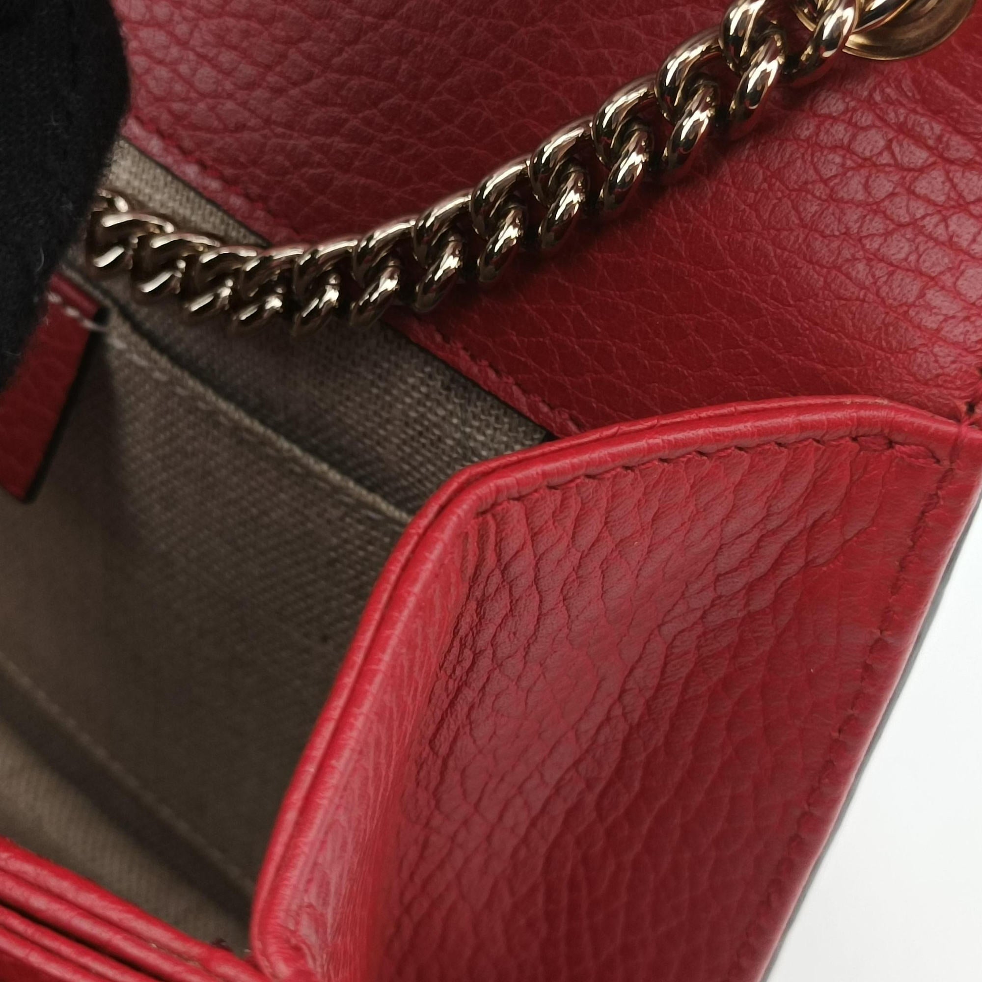 Interlocking G Red Leather 510304 B027373642インターロッキングG レッド レザー 510304 B027373642