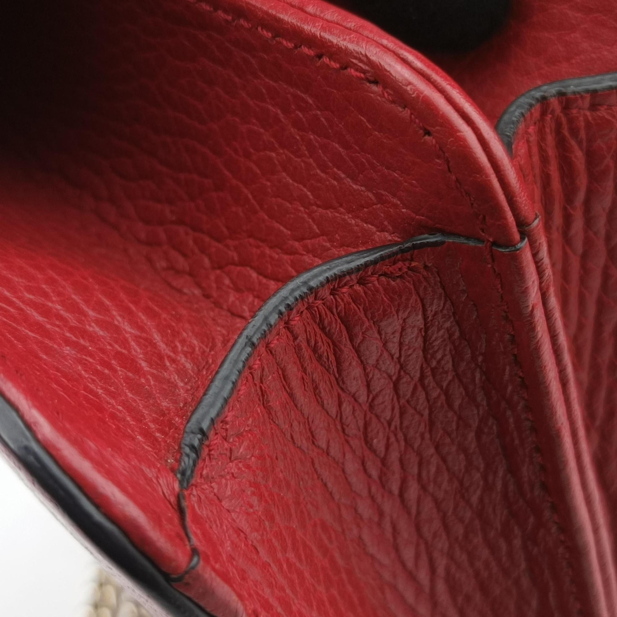 Interlocking G Red Leather 510304 B027373642インターロッキングG レッド レザー 510304 B027373642