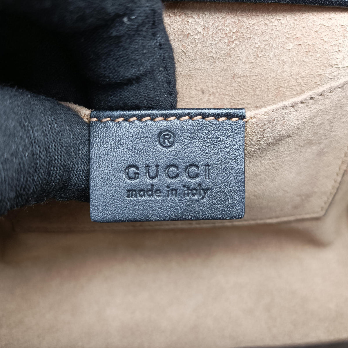 Padlock Black PVC coated canvas×Leather 409487 E024459838パドロック ブラック PVCコーティングキャンバス×レザー 409487 E024459838