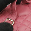 Lady Dior micro vanity RedPink lambskin 23-BO-0211レディディオール マイクロ ヴァニティ レッドピンク ラムスキン 23-BO-0211