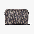 Safari Oblique Navy×Gray jacquard×Leather 27-BO-0222サファリ オブリーク ネイビー×グレー ジャガード×レザー 27-BO-0222