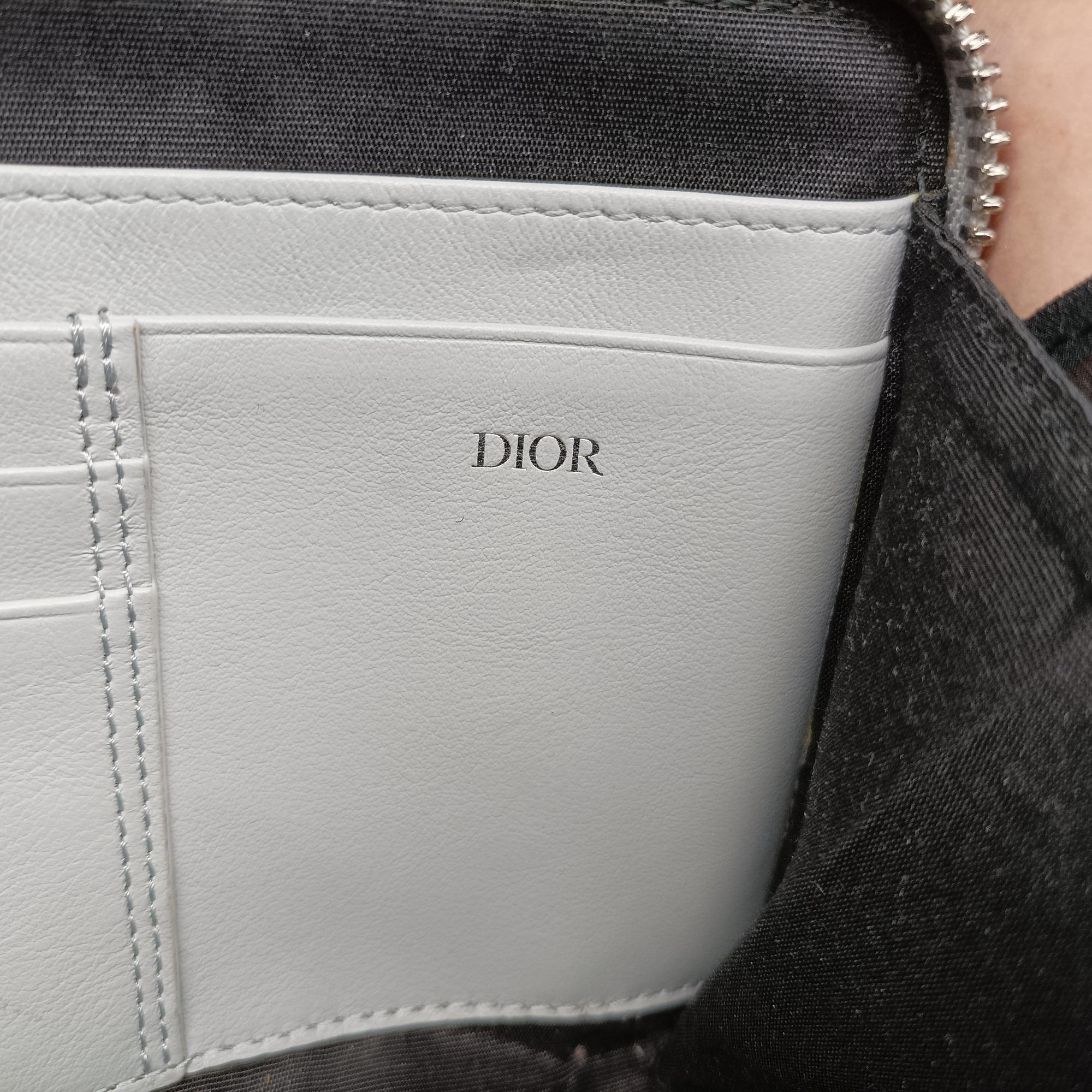 Compact Messenger Navy × Grey Leather 10-BO-0270コンパクト メッセンジャー ネイビー × グレー レザー 10-BO-0270