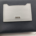 Compact Messenger Navy × Grey Leather 10-BO-0270コンパクト メッセンジャー ネイビー × グレー レザー 10-BO-0270