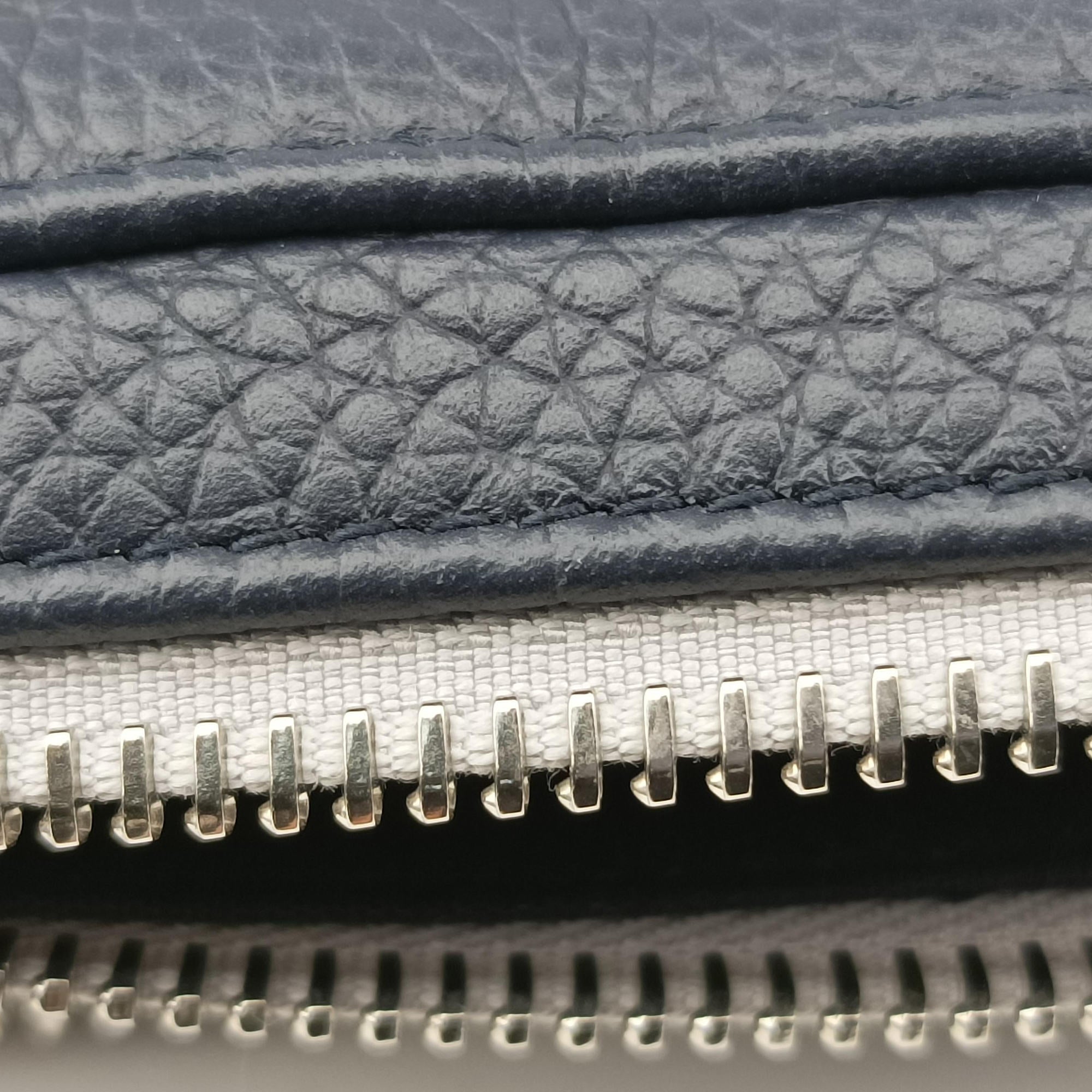 Compact Messenger Navy × Grey Leather 10-BO-0270コンパクト メッセンジャー ネイビー × グレー レザー 10-BO-0270