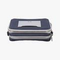 Compact Messenger Navy × Grey Leather 10-BO-0270コンパクト メッセンジャー ネイビー × グレー レザー 10-BO-0270