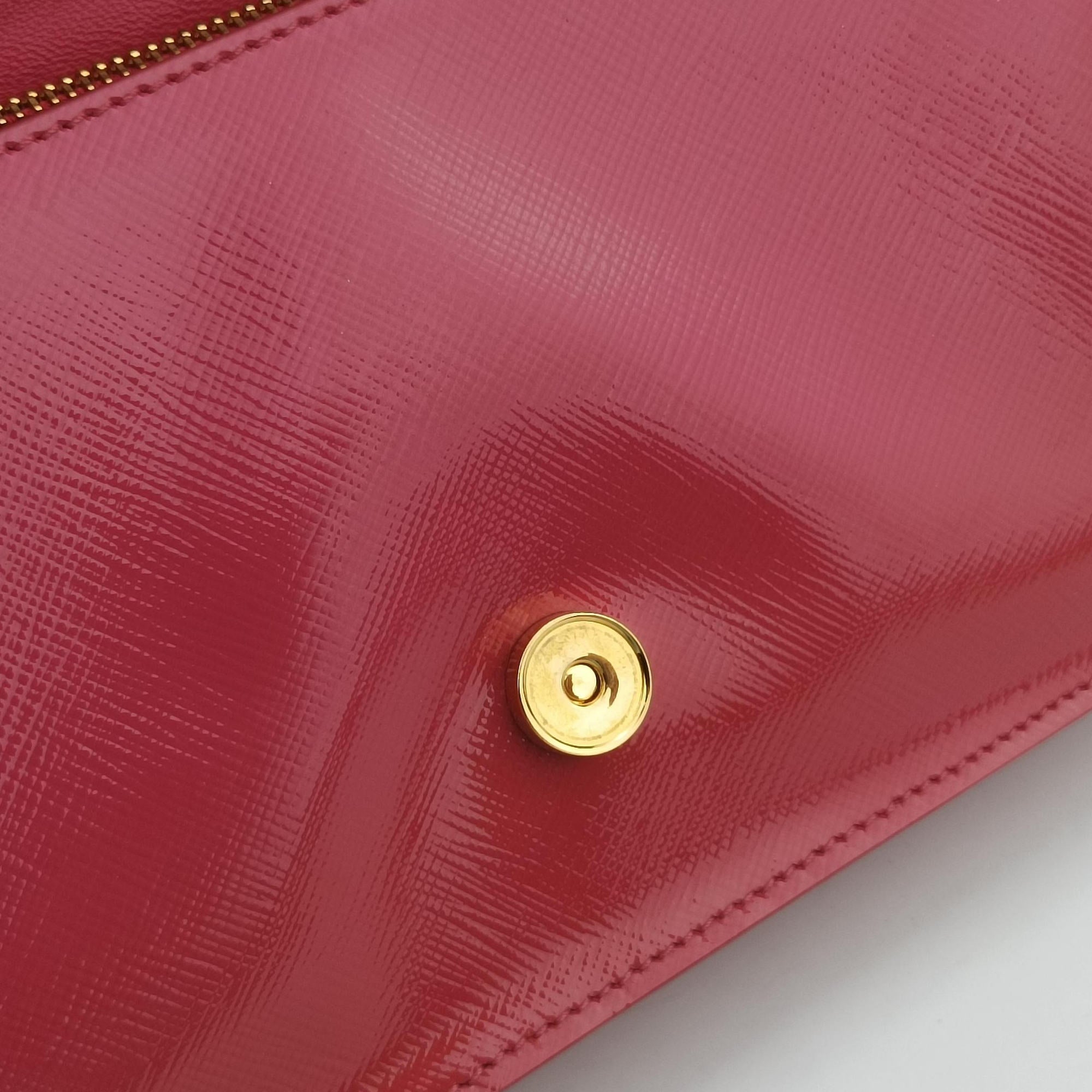 Sling Bandoliera Red Patent SAFFIANO Leather　 110スリング バンドリエラ レッド パテント サフィアーノレザー 110