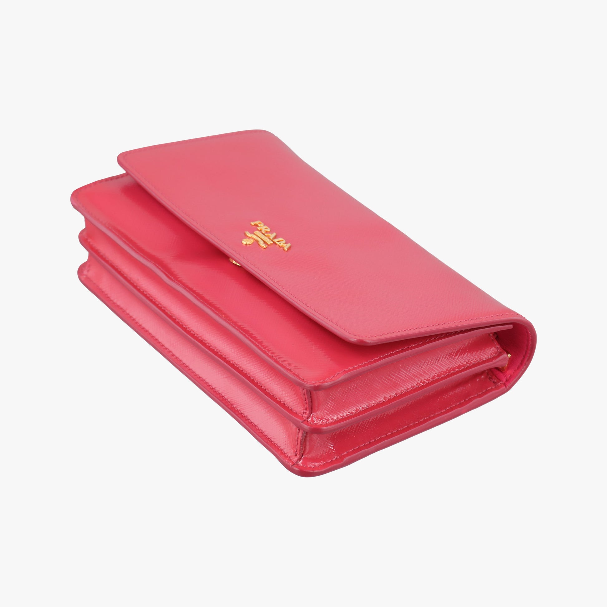 Sling Bandoliera Red Patent SAFFIANO Leather　 110スリング バンドリエラ レッド パテント サフィアーノレザー 110