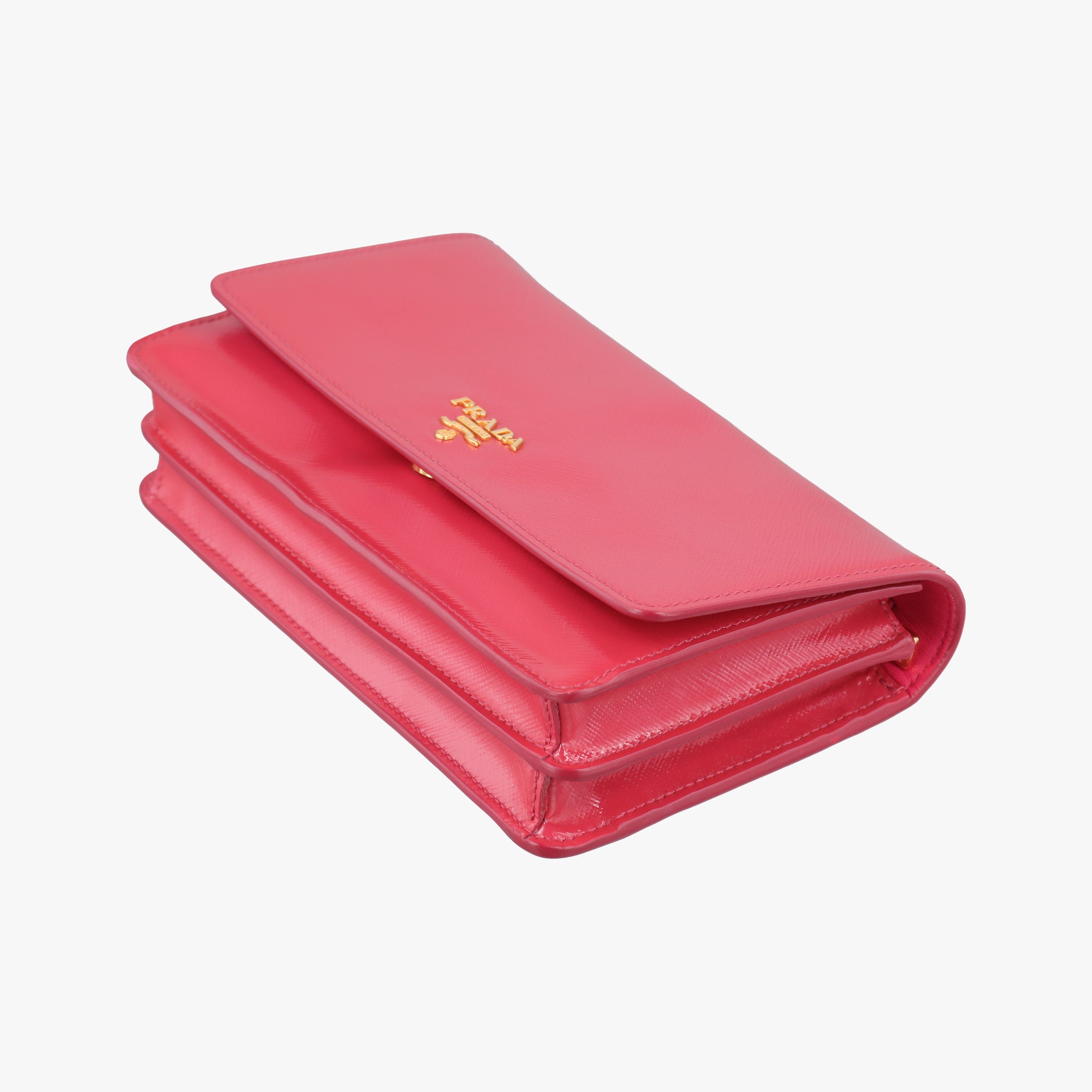 Sling Bandoliera Red Patent SAFFIANO Leather　 110スリング バンドリエラ レッド パテント サフィアーノレザー 110