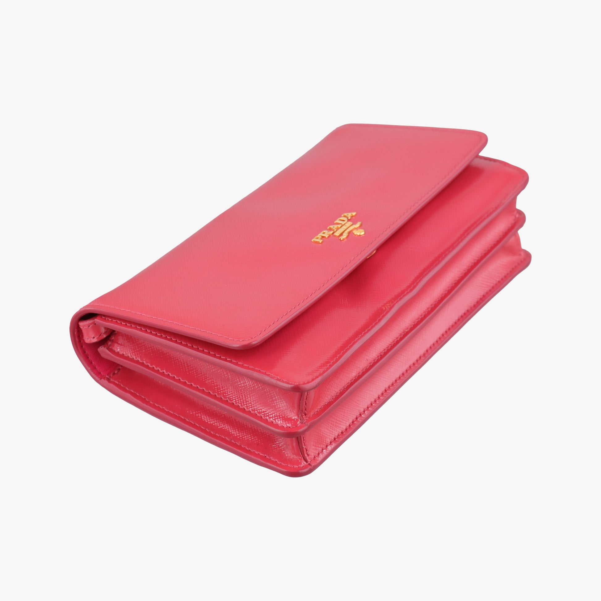 Sling Bandoliera Red Patent SAFFIANO Leather　 110スリング バンドリエラ レッド パテント サフィアーノレザー 110