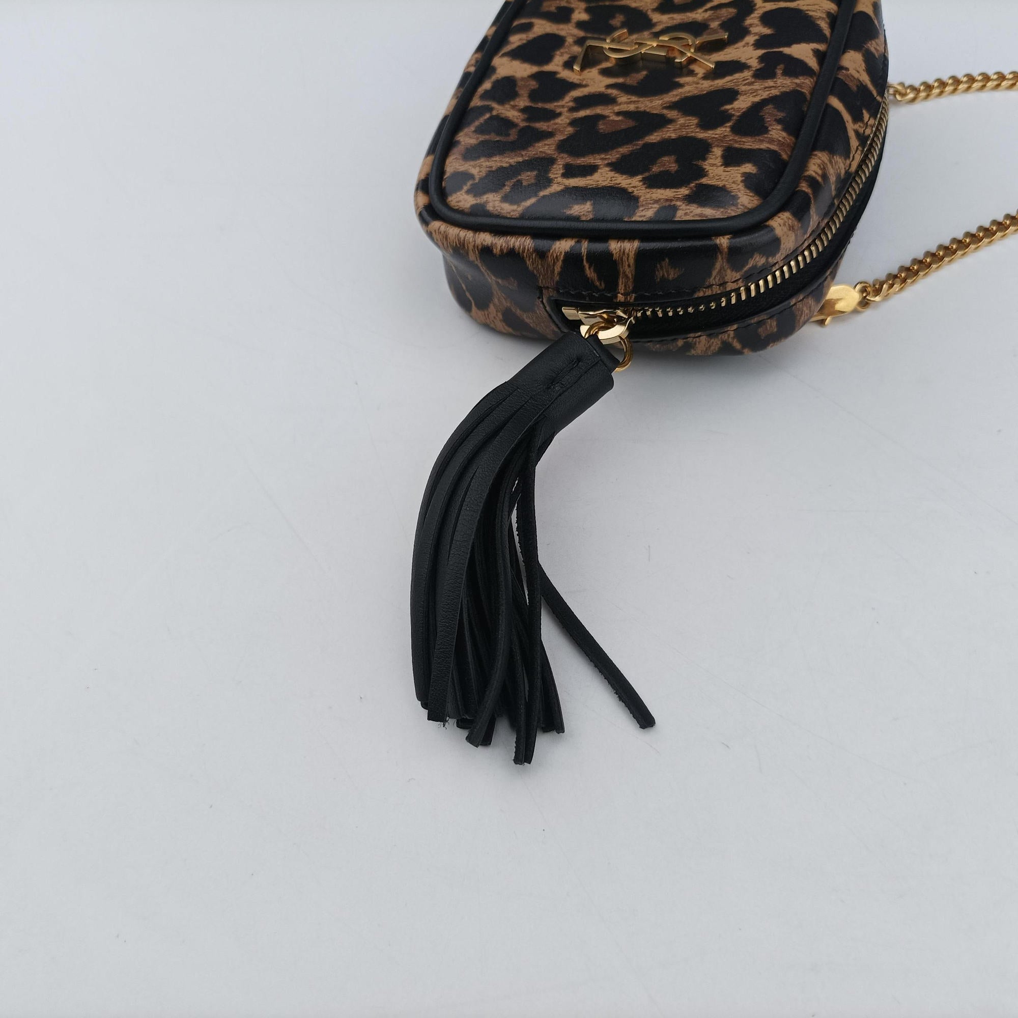 Baby Lou Leopard Print Heart Black×Brown Leather 650170 BRS650170.1020ベイビールー レオパード ブラック×ブラウン レザー 650170 BRS650170.1020