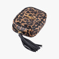 Baby Lou Leopard Print Heart Black×Brown Leather 650170 BRS650170.1020ベイビールー レオパード ブラック×ブラウン レザー 650170 BRS650170.1020
