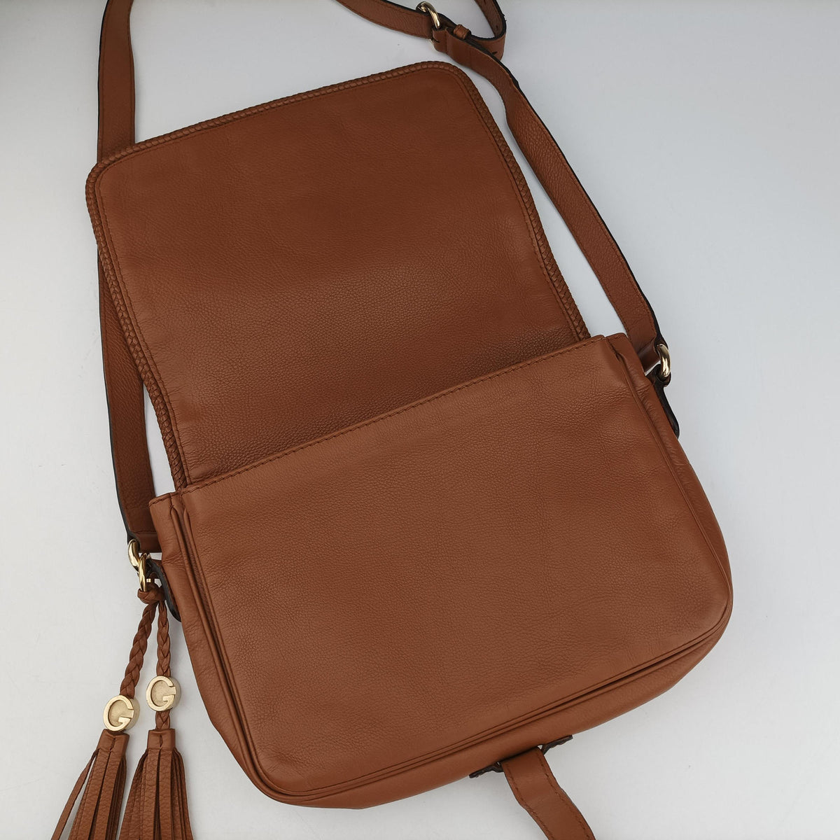 Marrakech Messenger Brown leather 257024 G010329980マラケシュ メッセンジャー ブラウン レザー 257024 G010329980