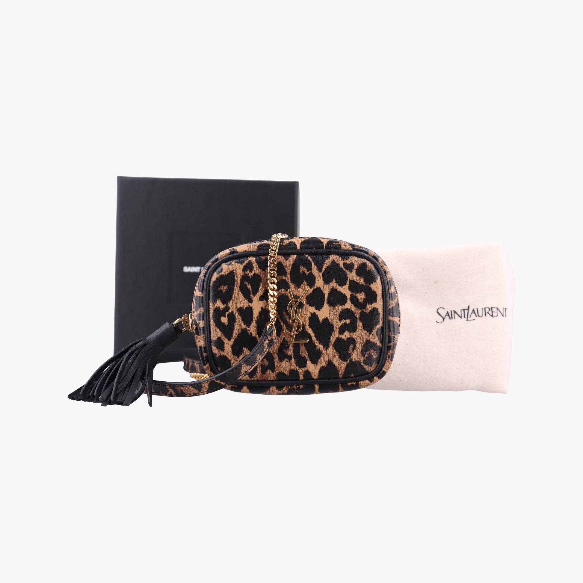 Baby Lou Leopard Print Heart Black×Brown Leather 650170 BRS650170.1020ベイビールー レオパード ブラック×ブラウン レザー 650170 BRS650170.1020
