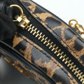 Baby Lou Leopard Print Heart Black×Brown Leather 650170 BRS650170.1020ベイビールー レオパード ブラック×ブラウン レザー 650170 BRS650170.1020