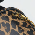 Baby Lou Leopard Print Heart Black×Brown Leather 650170 BRS650170.1020ベイビールー レオパード ブラック×ブラウン レザー 650170 BRS650170.1020