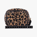 Baby Lou Leopard Print Heart Black×Brown Leather 650170 BRS650170.1020ベイビールー レオパード ブラック×ブラウン レザー 650170 BRS650170.1020