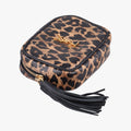 Baby Lou Leopard Print Heart Black×Brown Leather 650170 BRS650170.1020ベイビールー レオパード ブラック×ブラウン レザー 650170 BRS650170.1020