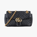 GG Marmont Black Leather 443497 B025724821GGマーモント ブラック レザー 443497 B025724821