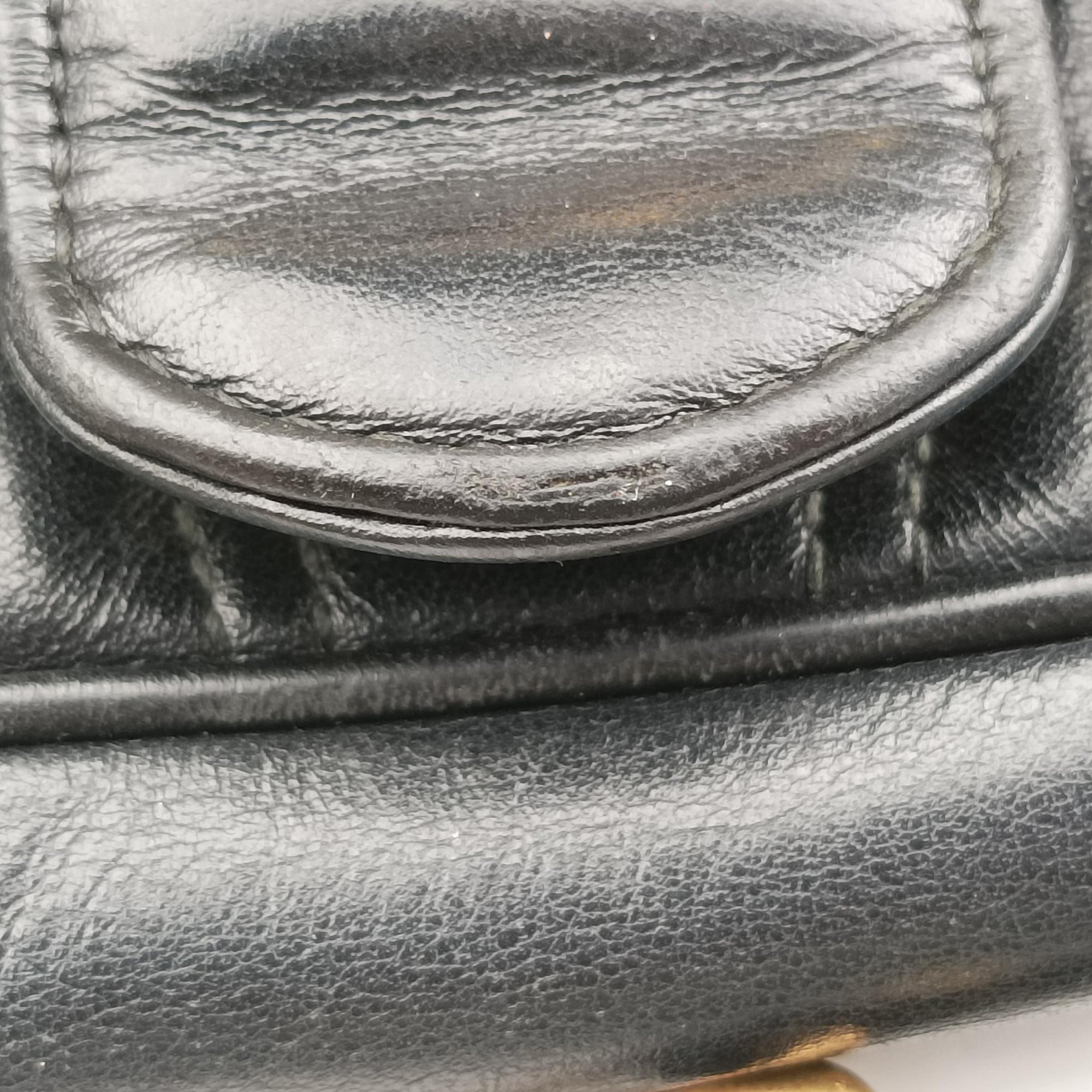 GG Marmont Black Leather 443497 B025724821GGマーモント ブラック レザー 443497 B025724821