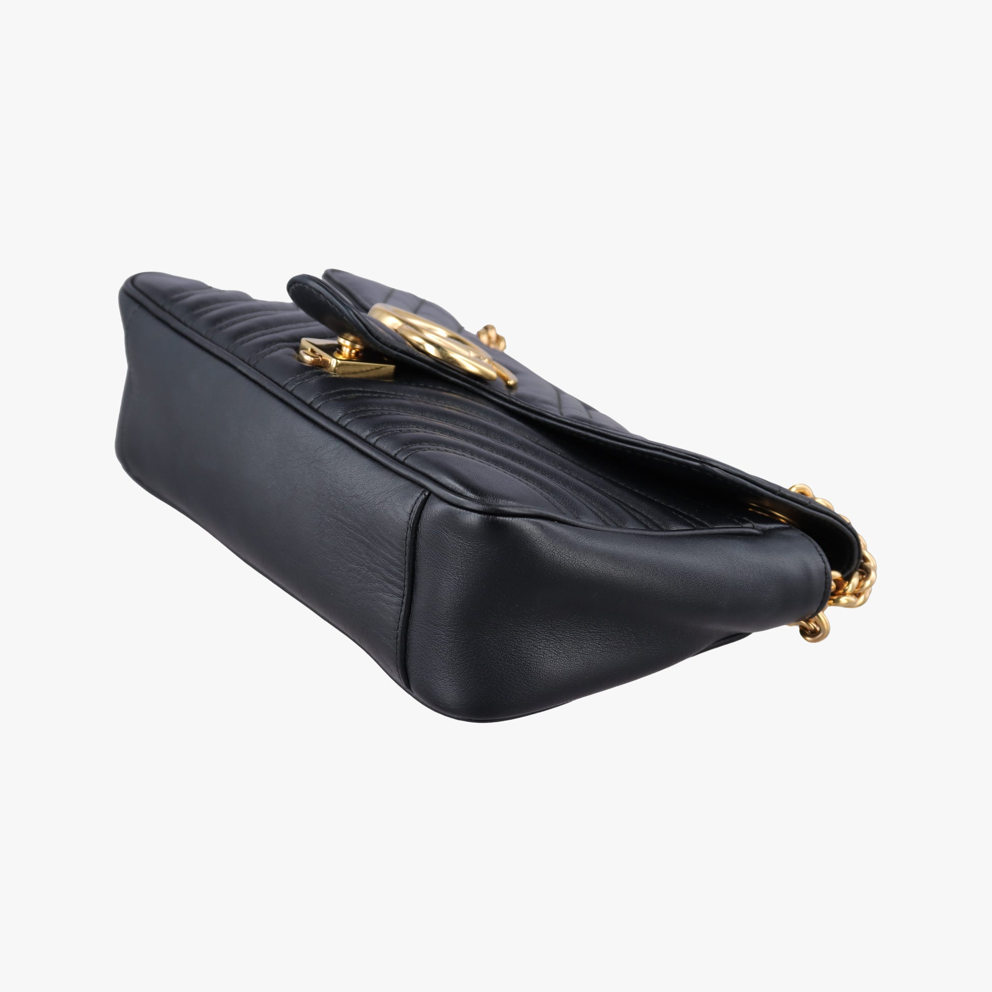 GG Marmont Black Leather 443497 B025724821GGマーモント ブラック レザー 443497 B025724821