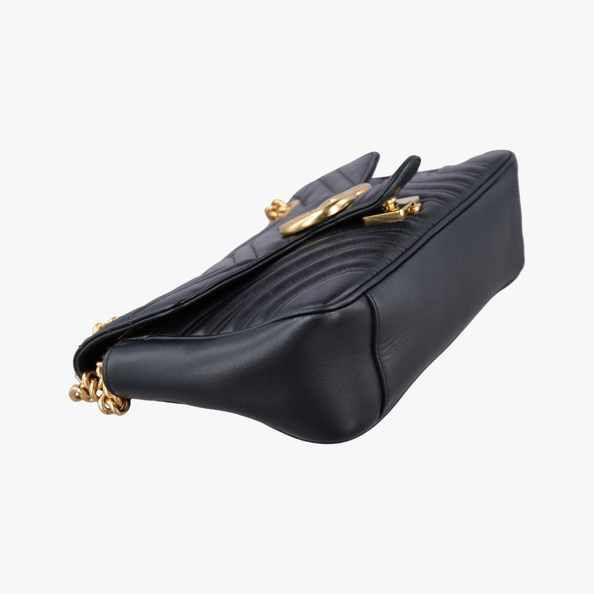 GG Marmont Black Leather 443497 B025724821GGマーモント ブラック レザー 443497 B025724821