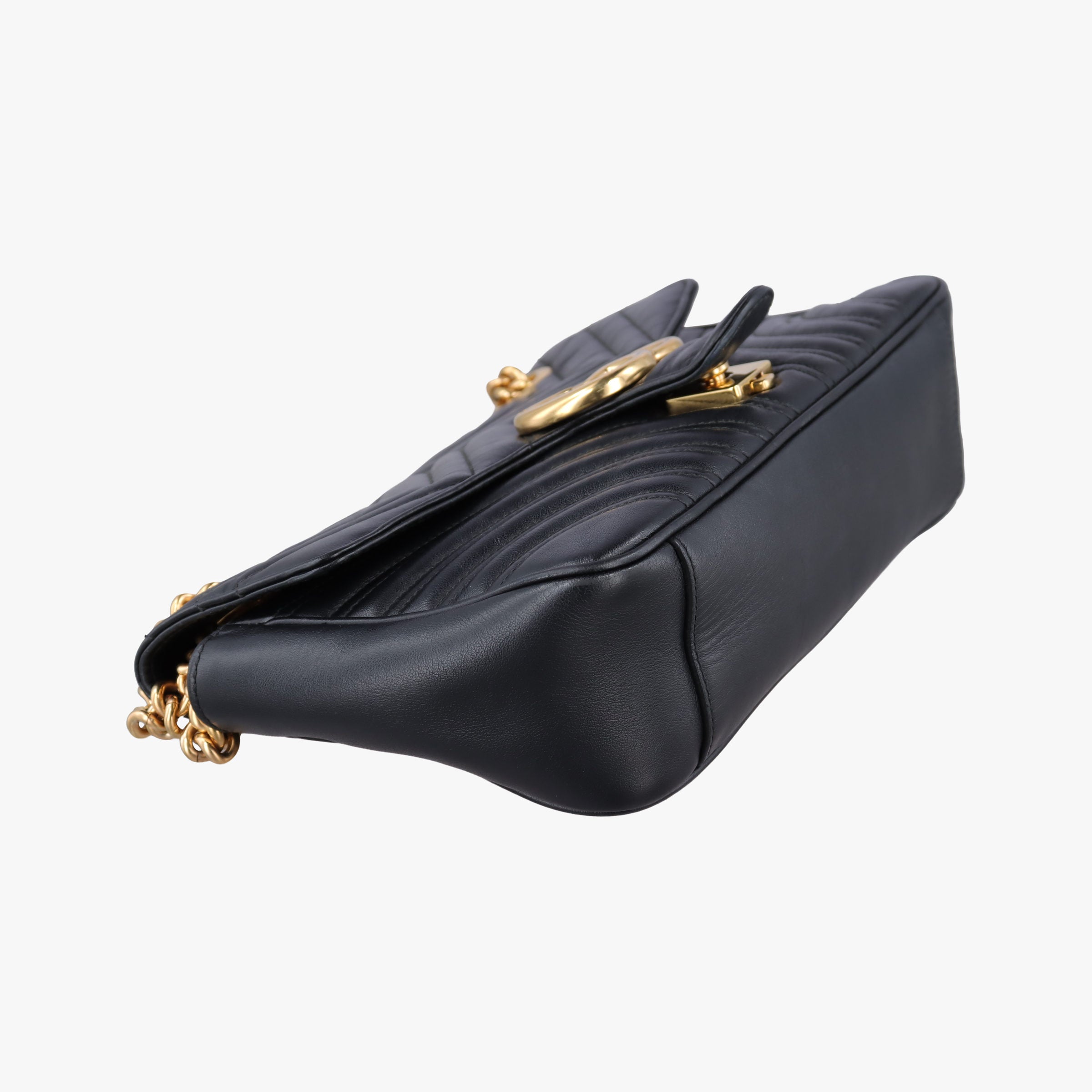 GG Marmont Black Leather 443497 B025724821GGマーモント ブラック レザー 443497 B025724821