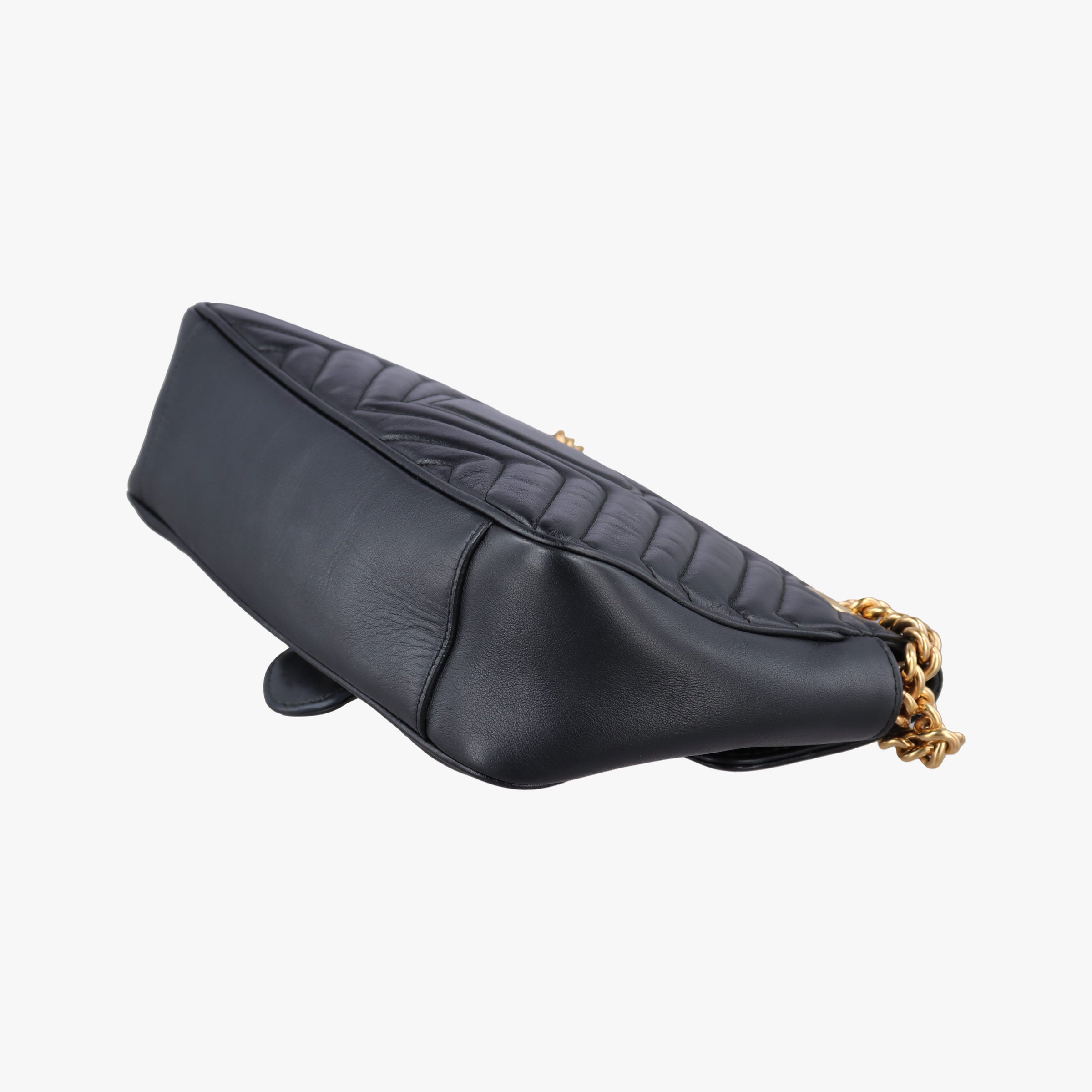 GG Marmont Black Leather 443497 B025724821GGマーモント ブラック レザー 443497 B025724821