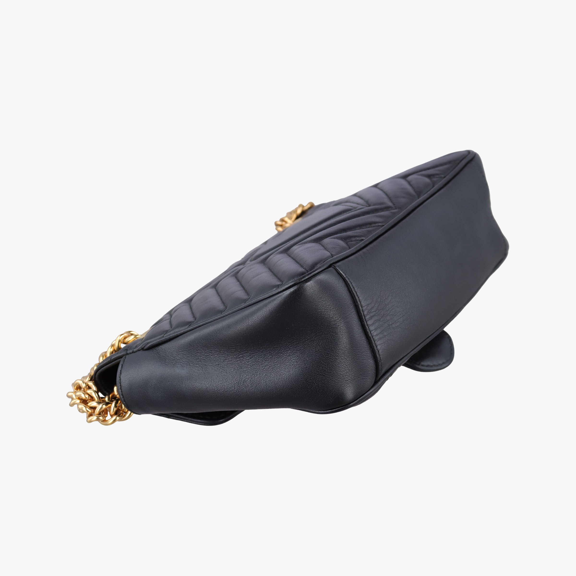 GG Marmont Black Leather 443497 B025724821GGマーモント ブラック レザー 443497 B025724821