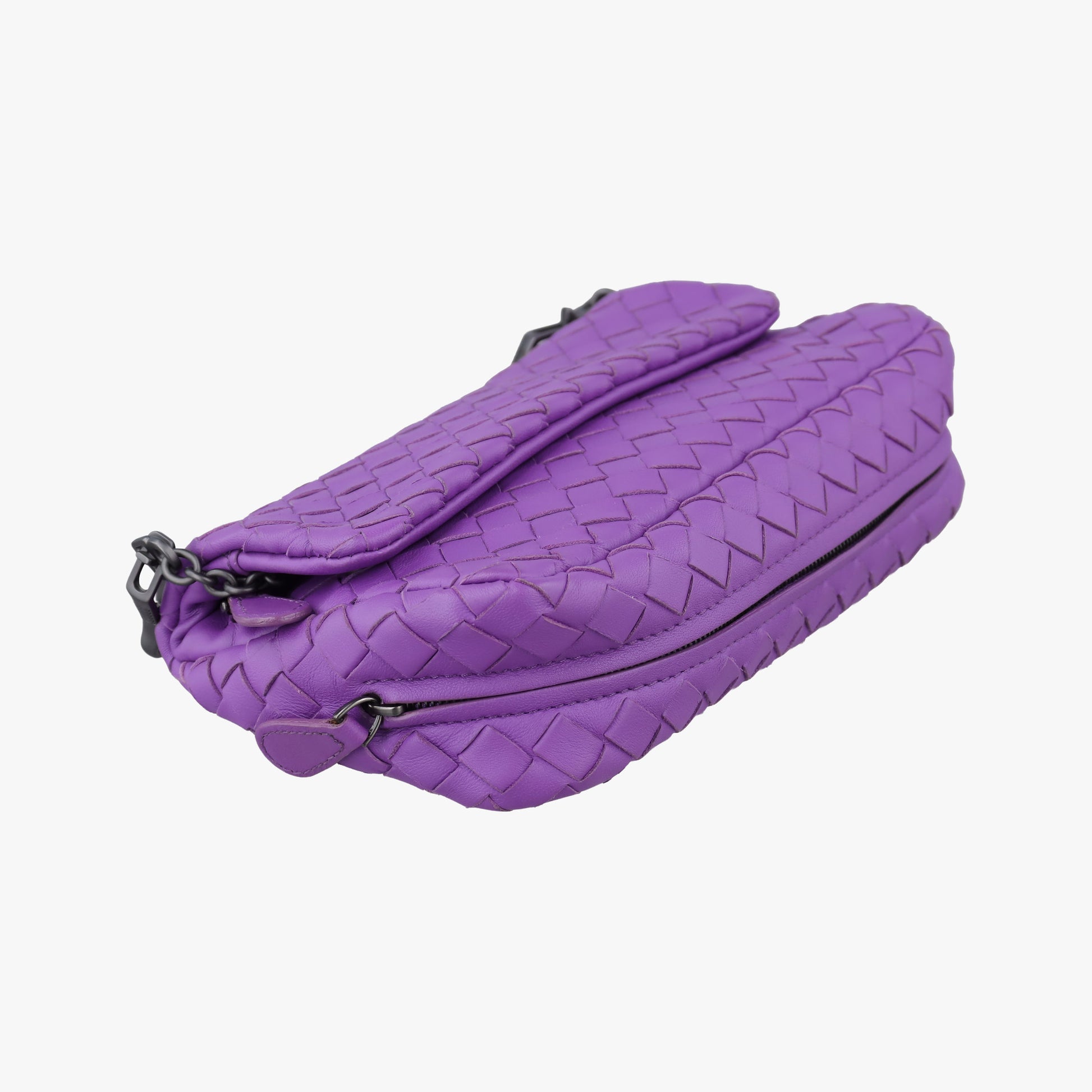 Intrecciato Purple lambskin B04207676Eイントレチャート パープル ラムスキン B04207676E