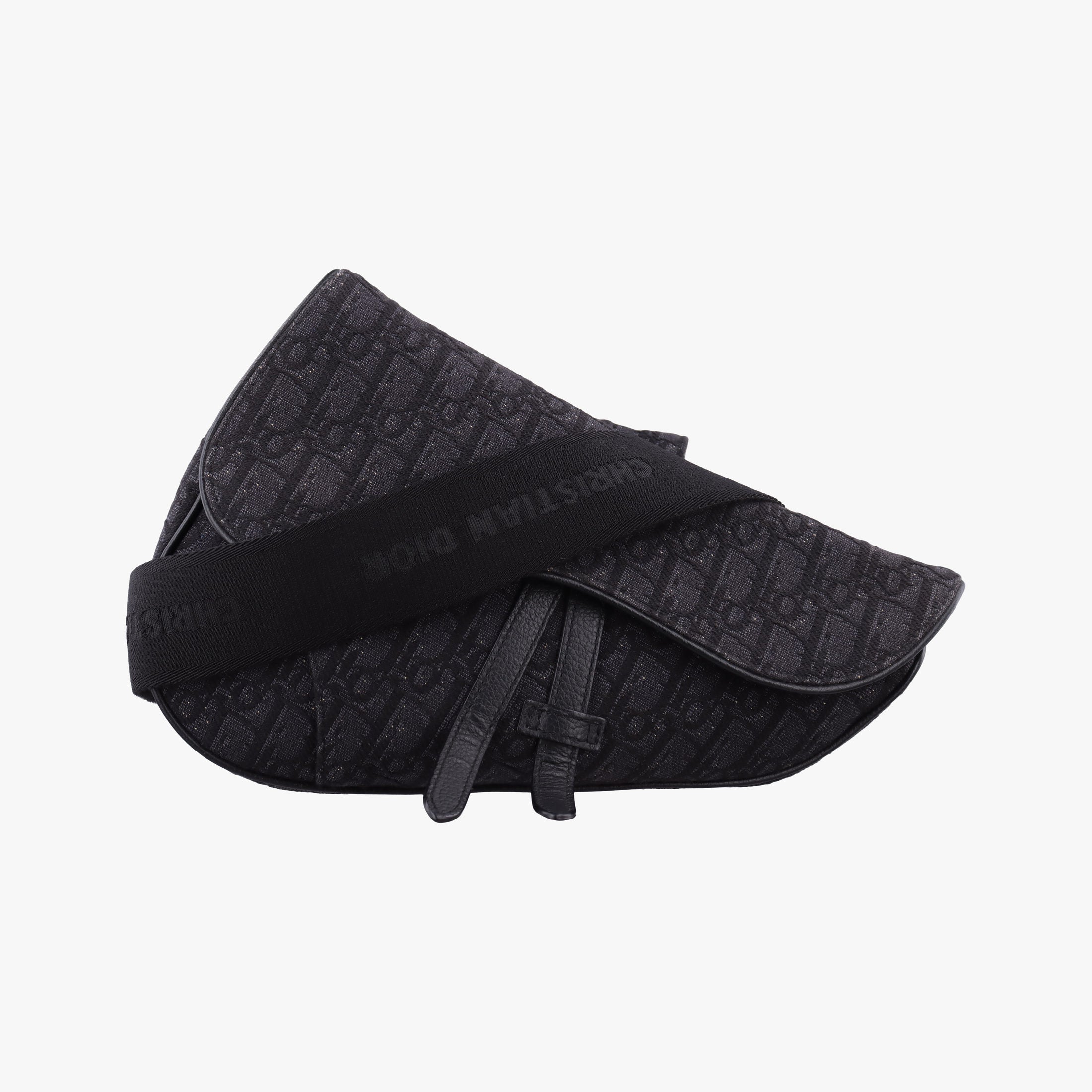 Saddle Black Jacquard×Leather 1ADPO093YKY 02-BO-0159サドル ブラック ジャガード×レザー 1ADPO093YKY 02-BO-0159
