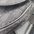 Saddle Black Jacquard×Leather 1ADPO093YKY 02-BO-0159サドル ブラック ジャガード×レザー 1ADPO093YKY 02-BO-0159