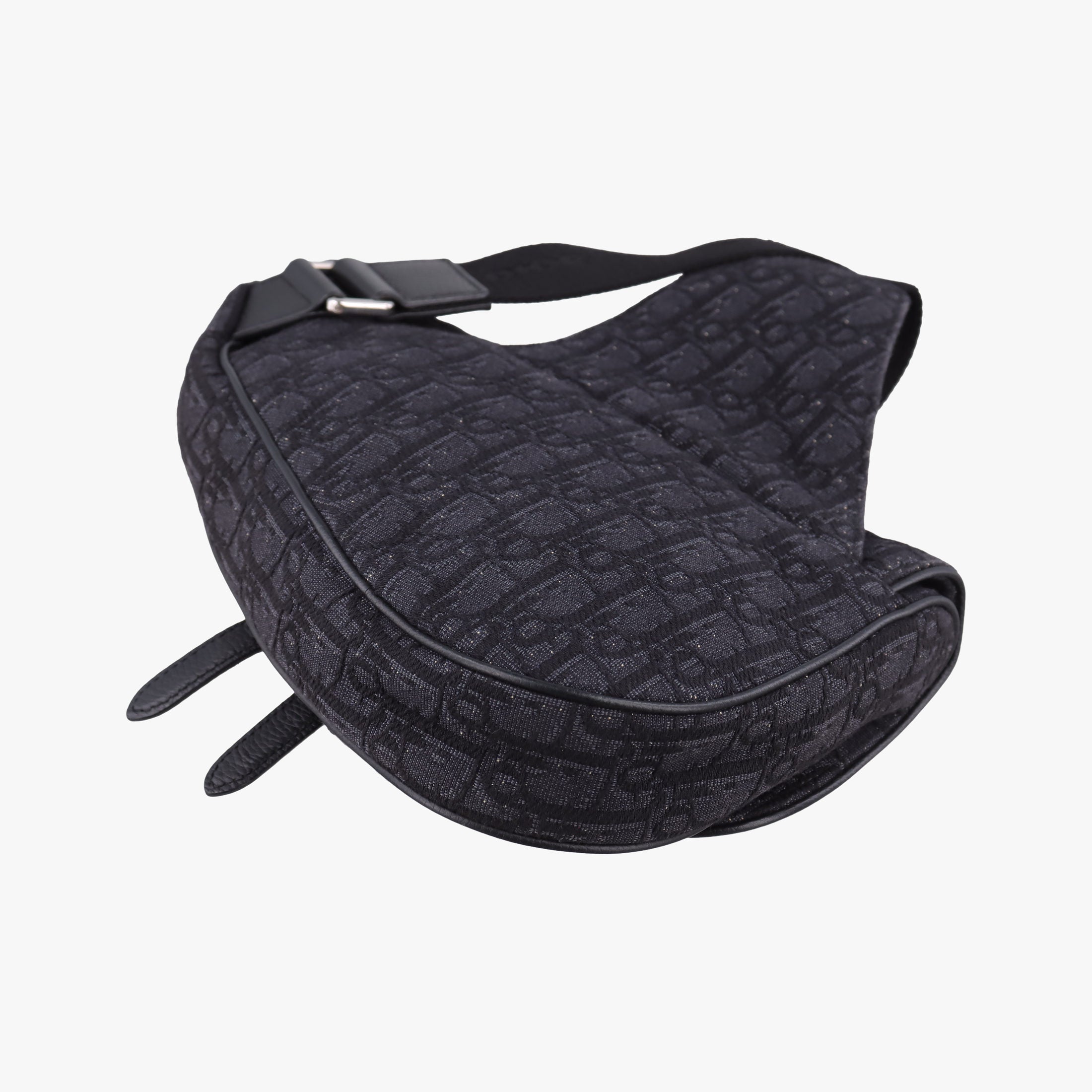 Saddle Black Jacquard×Leather 1ADPO093YKY 02-BO-0159サドル ブラック ジャガード×レザー 1ADPO093YKY 02-BO-0159