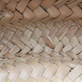 basket Beige×Brown Leather × Raffia 411708バスケット ベージュ×ブラウン レザー x ラフィア 411708