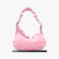 Le Cagole mini Pink Pile Fabric 671309.5812.O.493075ル カゴール ミニ ピンク パイルファブリック 671309.5812.O.493075