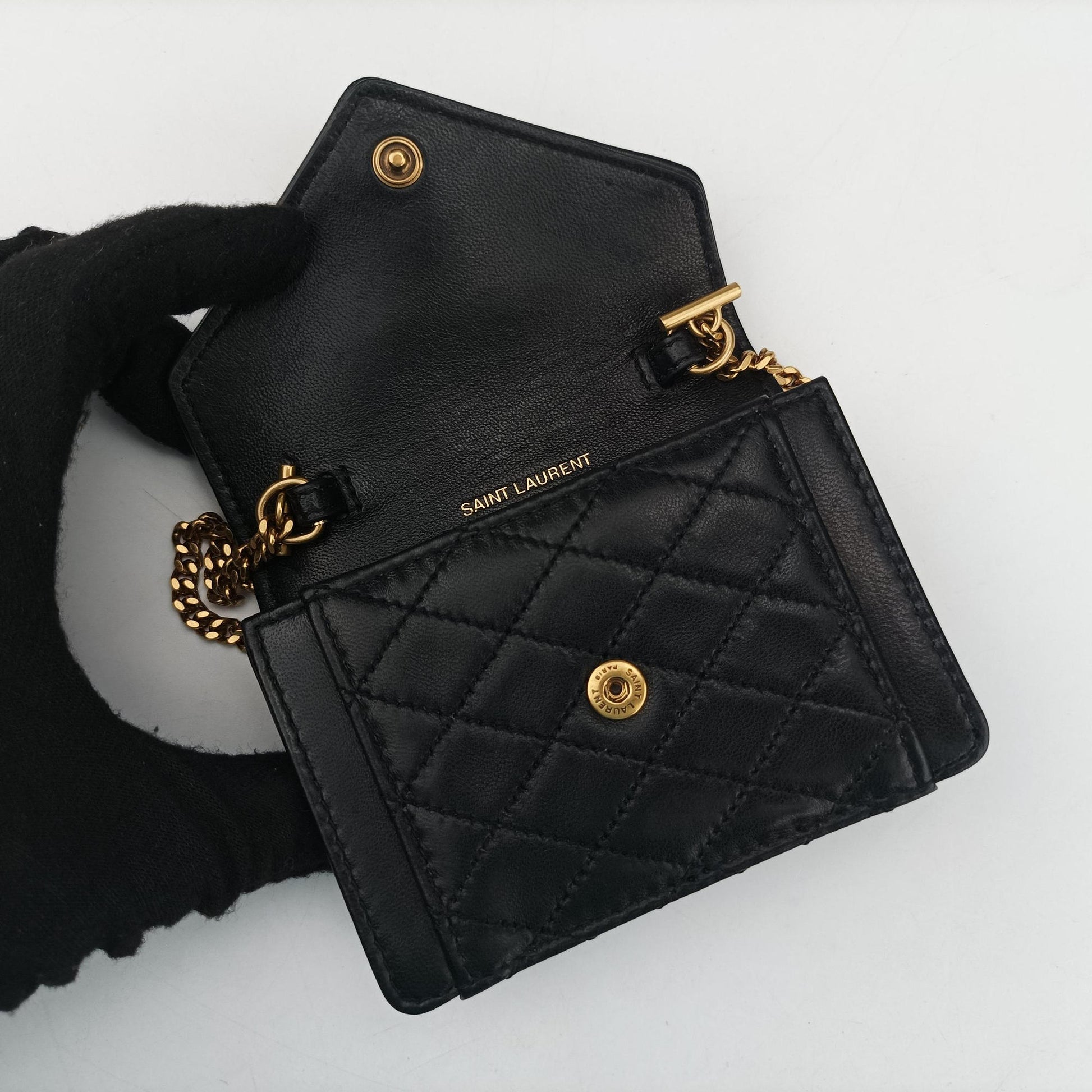 Gaby Micro Black Leather 685612 BND685612.0922ギャビー マイクロ ブラック レザー 685612 BND685612.0922