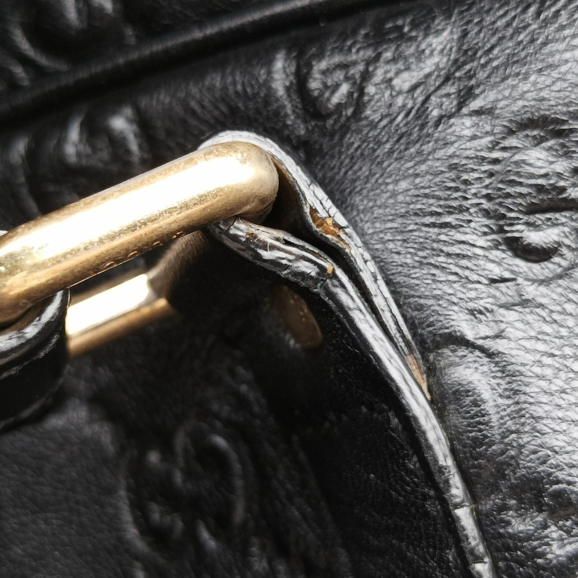 Diamante Black Leather 208463 Lot number unknownディアマンテ ブラック レザー 208463 製番不明