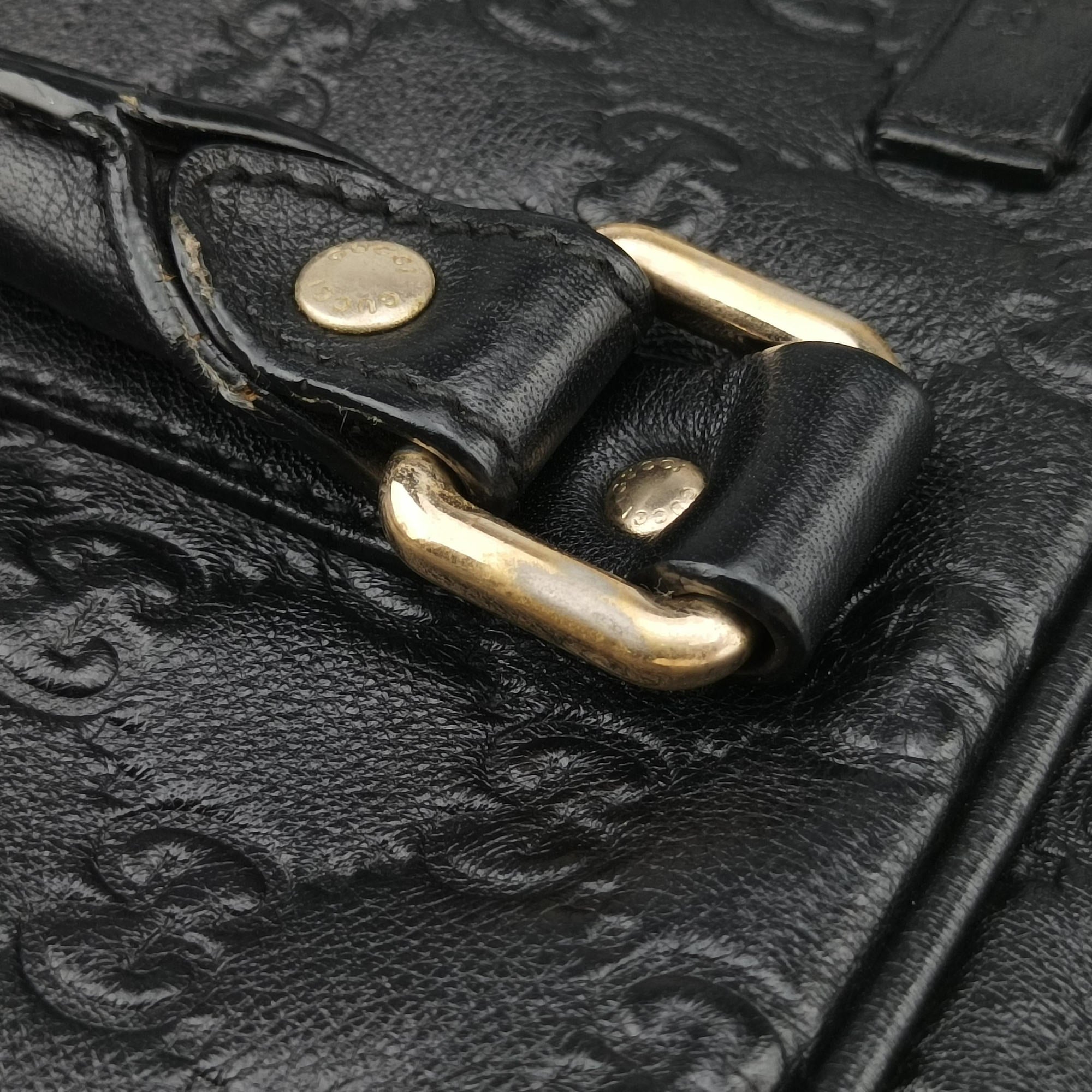 Diamante Black Leather 208463 Lot number unknownディアマンテ ブラック レザー 208463 製番不明