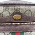 OPHIDIA Brown×red×green PVC coated canvas×Leather 517350 オフィディア ブラウン×レッド×グリーン PVCコーティングキャンバス×レザー 517350 