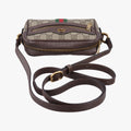 OPHIDIA Brown×red×green PVC coated canvas×Leather 517350 オフィディア ブラウン×レッド×グリーン PVCコーティングキャンバス×レザー 517350 