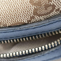 Sherry Line beigex blue xmulti canvas×leather 269876 G018208593シェリーライン ベージュ×ブルー×マルチ キャンバス×レザー 269876 G018208593