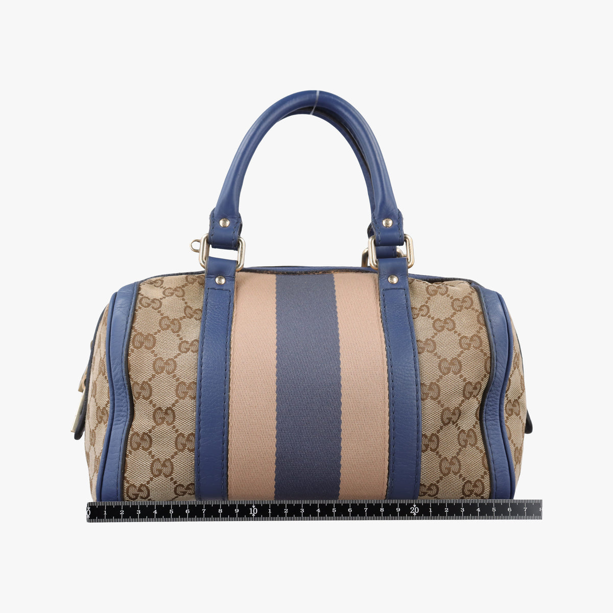 Sherry Line beigex blue xmulti canvas×leather 269876 G018208593シェリーライン ベージュ×ブルー×マルチ キャンバス×レザー 269876 G018208593
