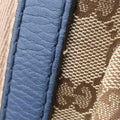 Sherry Line beigex blue xmulti canvas×leather 269876 G018208593シェリーライン ベージュ×ブルー×マルチ キャンバス×レザー 269876 G018208593